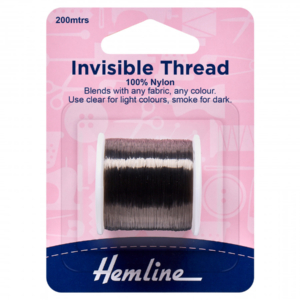 Hemline Invisible Thread: 200m: Smoke