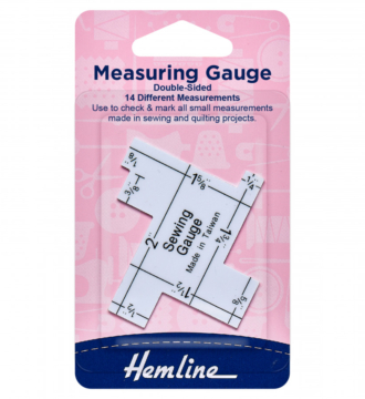 Hemline Double Sided Measuring Gauge