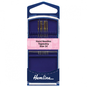 Hemline Premium Hand Sewing Needles Tapestry Size 24