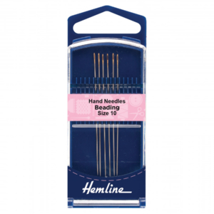 Hemline Premium Hand Sewing Needles Beading Size 10