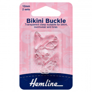 Hemline Bikini Buckle - Clear