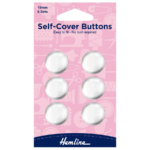 Hemline Metal Top Self-Cover Buttons - 19mm