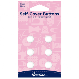 Hemline Nylon Self-Cover Buttons - 11mm