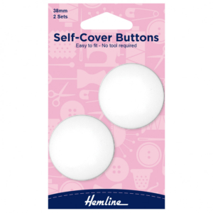 Hemline Nylon Self-Cover Buttons - 38mm