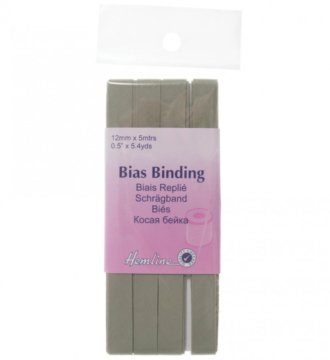 Hemline Polycotton Bias Binding - 12mm x 5m