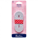 Hemline General Knitted Elastic - White - 6mm x 3m