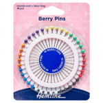Hemline Berry Pins on Pin Wheel - 34mm  40pcs