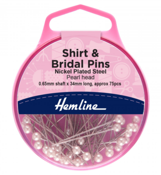 Hemline Shirt & Bridal Pins - 34mm
