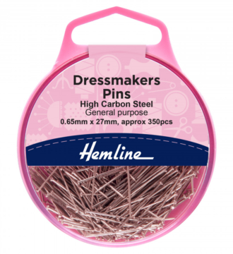 Hemline Dressmakers Pins - 27mm