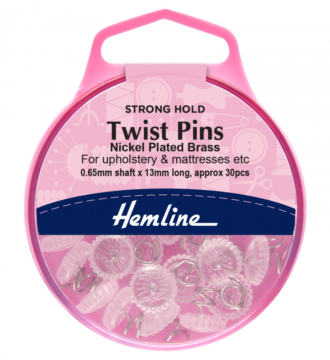 Hemline Twist Pins - 13mm