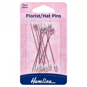 Hemline Florist Hat Pins - 65mm