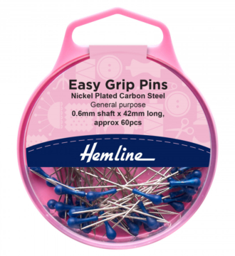 Hemline Easy Grip Pins - 42mm