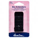 Hemline Bra Back Extenders 28mm - Black