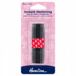 Hemline Instant Hemming - Black (2m x 20mm)