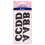 Hemline Iron-On Instant Letters - Black