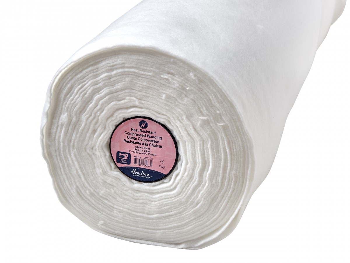 Wadding Heat Resistant Compressed Sew In