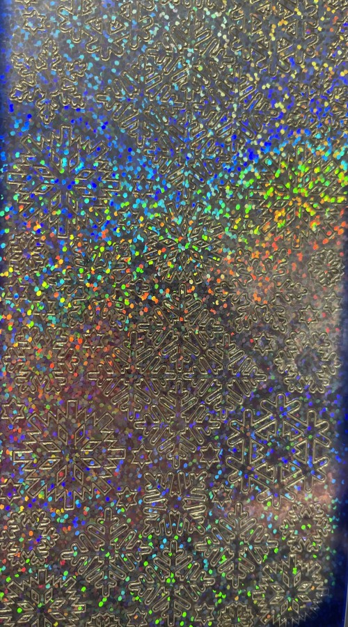 Starform Holographic Snowflakes Silver/Gold
