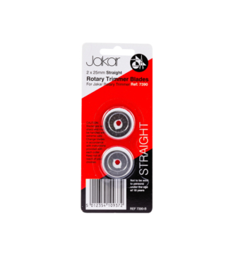 Jakar Rotary Trimmer Replacement Blades 25mm - Straight Cut