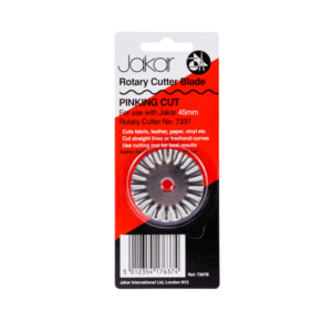 Jakar Rotary Cutter Blade - 45mm Pinking Cut