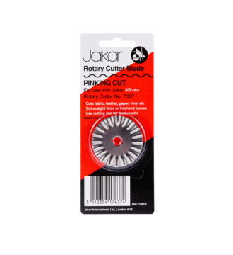 Jakar Rotary Cutter Blade - 45mm Pinking Cut