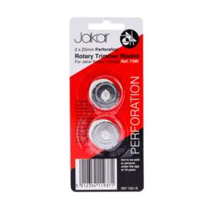 Jakar Rotary Trimmer Replacement Blades 25mm - Perforation Cut