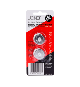 Jakar Rotary Trimmer Replacement Blades 25mm - Perforation Cut