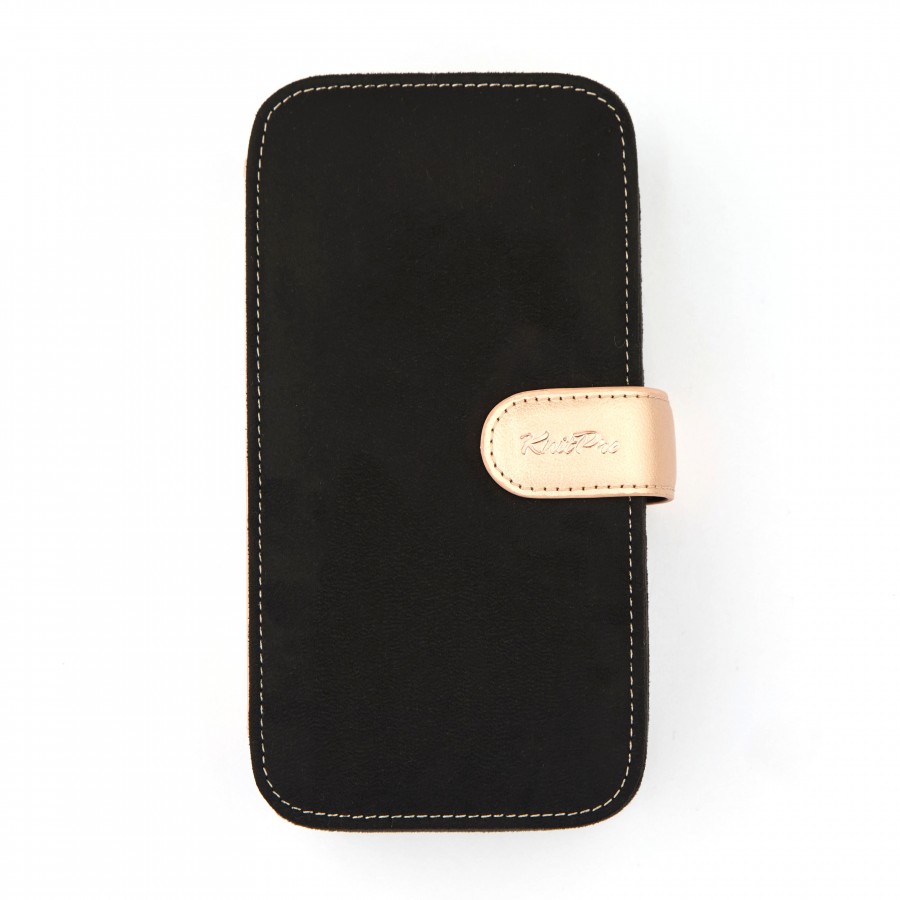 Knit Pro Oasis Interchangeable Luxury Crochet Set In Suede Case