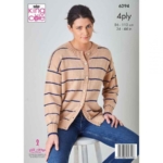 King Cole Knitting Pattern 6294