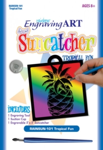 Engraving Art Suncatcher, Tropical Fun