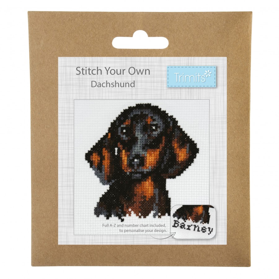 Mini Cross Stitch - Dachshund