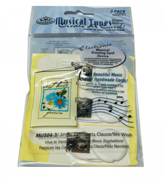 Royal & Langnickel Create A Card Musical Tunes - Jingle Bell / Santa Claus / We Wish