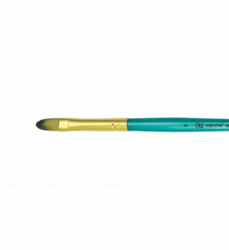 Menta Synthetic Blend Filbert Brush