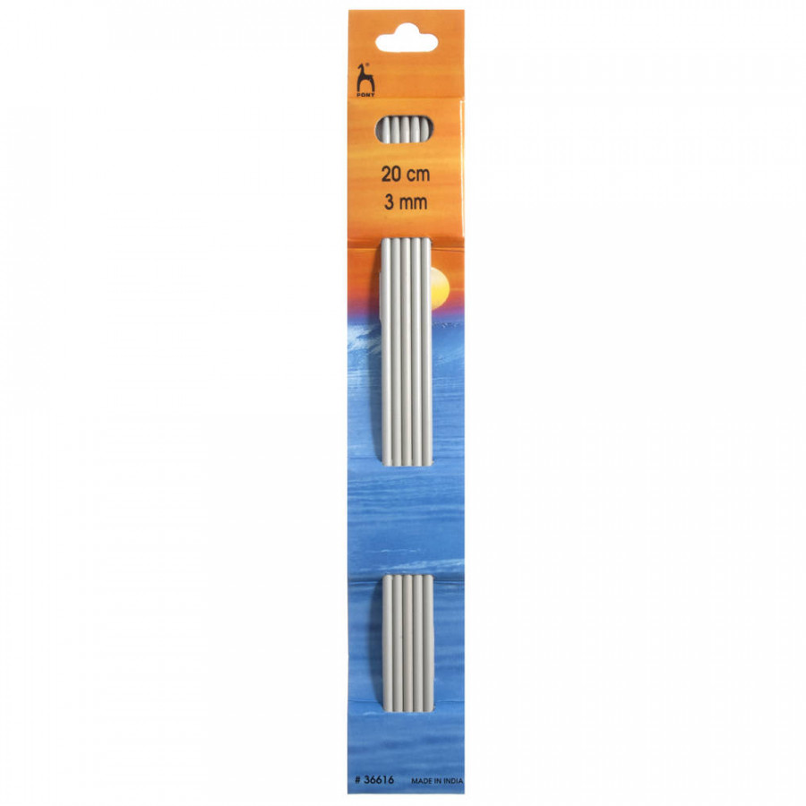 Pony Classic Double Pointed Knitting Pins (Set of 5) 20cm