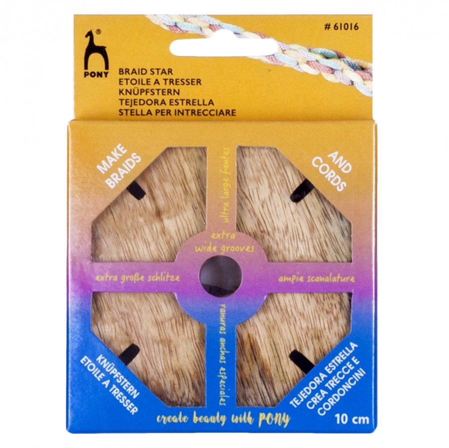 Pony Braid Star Wooden