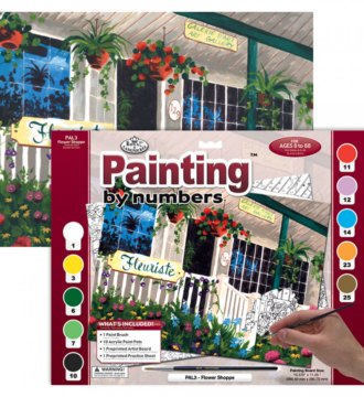 Adult Paint By Numbers Flower Shoppe
