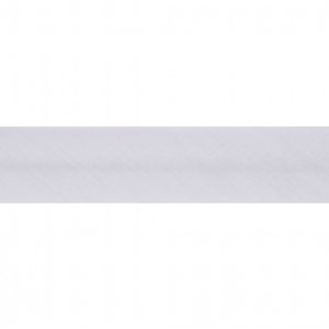 PCB12/WHT BIAS BINDING 12MM X 2.5M WHITE