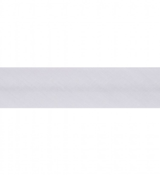 PCB12/WHT BIAS BINDING 12MM X 2.5M WHITE