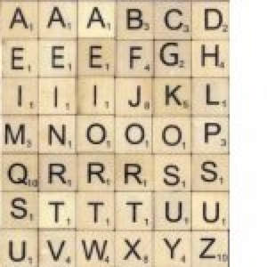 ARTEMIO Wooden Letters 42 Pieces