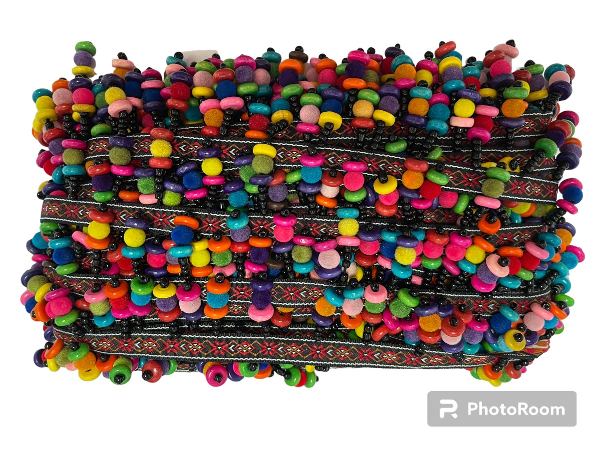 Wooden Beaded Trim (Per Meter)