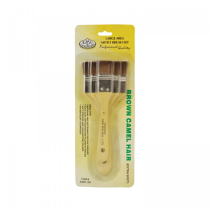 Royal & Langnickel Large Area Brush Set - Brown Camel Hair Wash (Extra Soft)