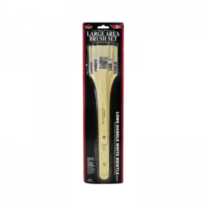 Royal & Langnickel Large Area Long Handle Brush Set - White Bristle (Stiff)