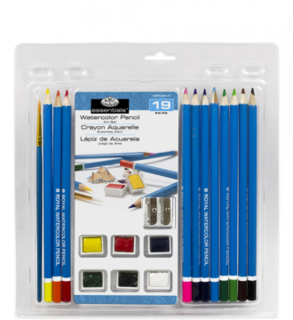 Royal & Langnickel 19 Piece Watercolour Pencil Set