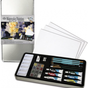 Royal & Langnickel Deluxe Watercolour Painting Tin Set