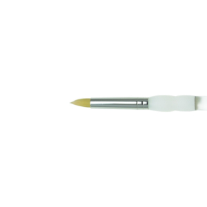Royal Brush Soft Grip Gold Taklon Brush - Short Round