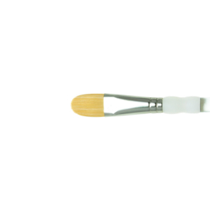 Royal Brush Soft Grip Gold Taklon Brush - Oval Wash