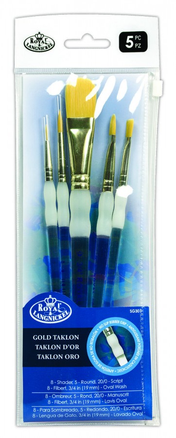 Soft Grip Brush Set Starter Pack