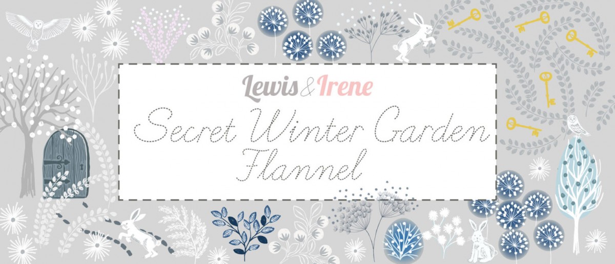Lewis & Irene Secret Garden Flannel SOLD BY THE METRE