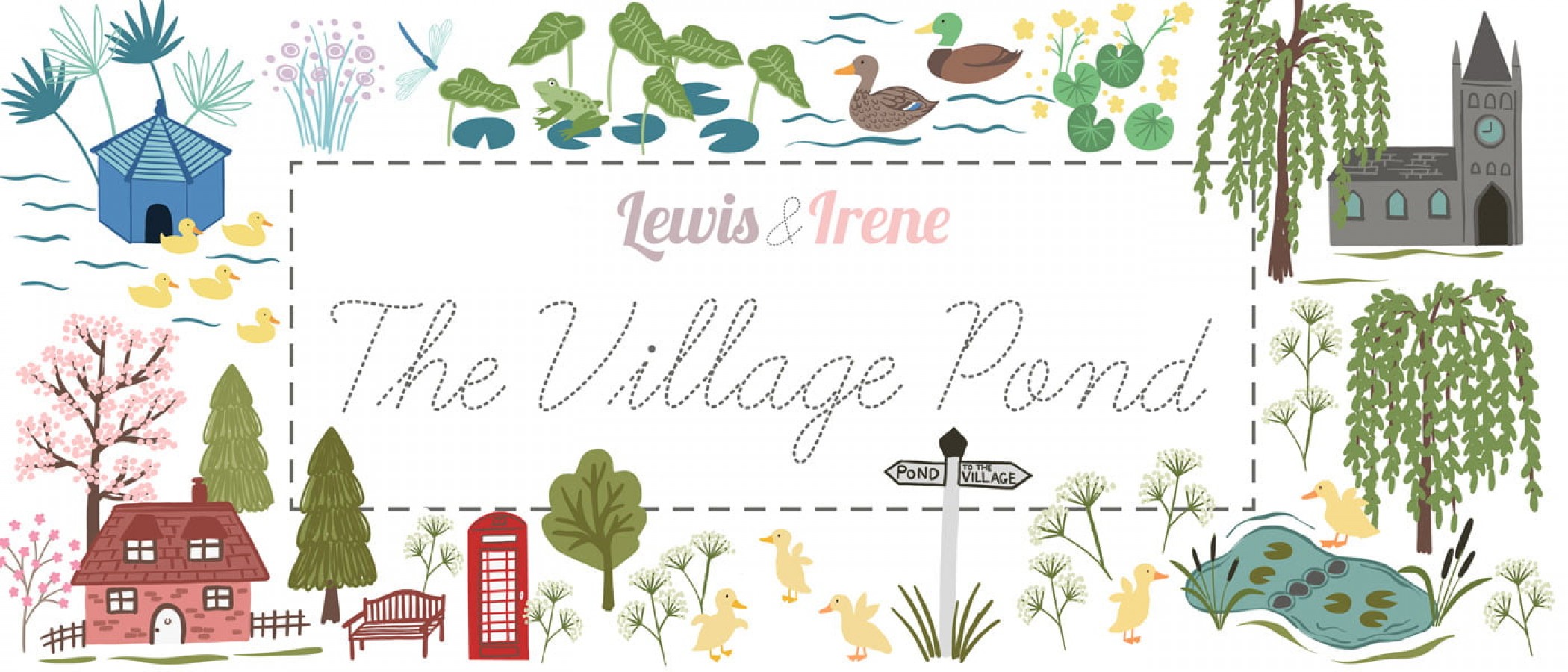 Lewis & Irene Fabric - The Village Pond Collection
