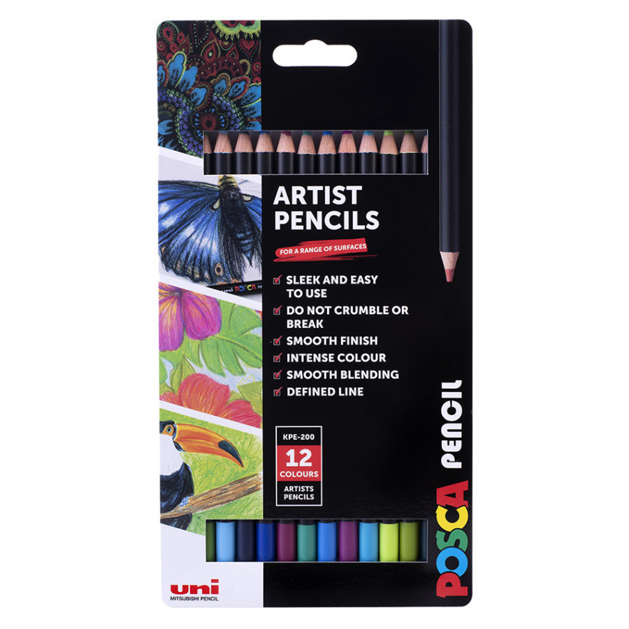 POSCA Pencils - Set of 12 Cosmos Colours
