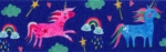 Childrens Unicorn Ribbon 25mm (W) per metre